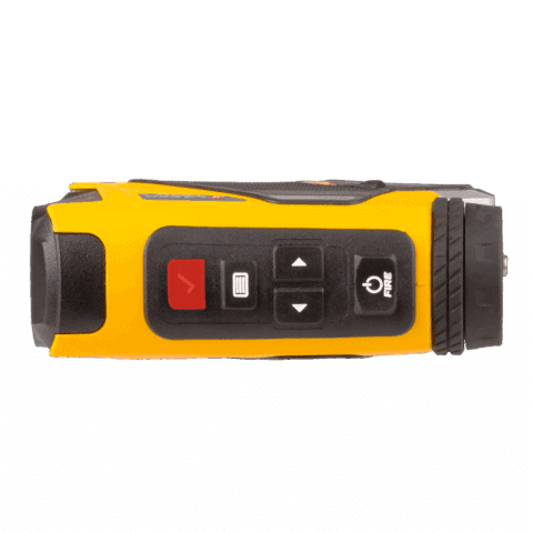 TruPulse 360i rangefinder with its select button highlighted.
